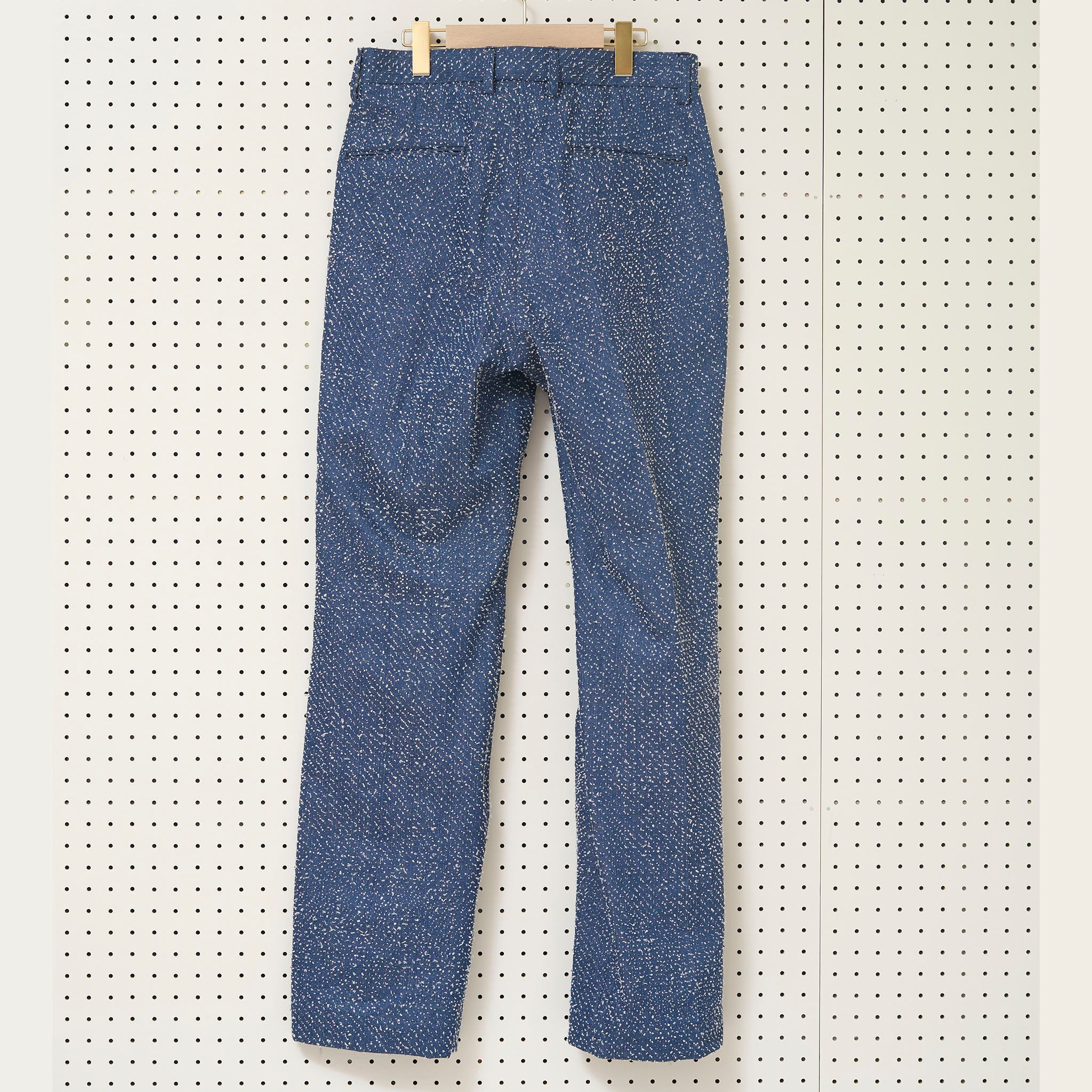 RANDY "GRAVITY DENIM" パンチングニードル デニムトラウザー