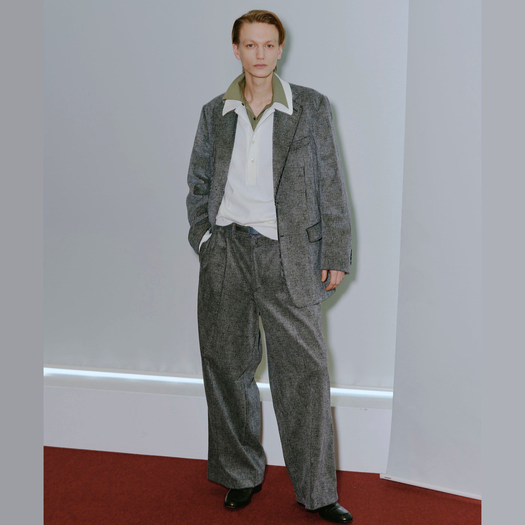 REVERBERATE "TACKED TROUSERS" ワイドタック トラウザー