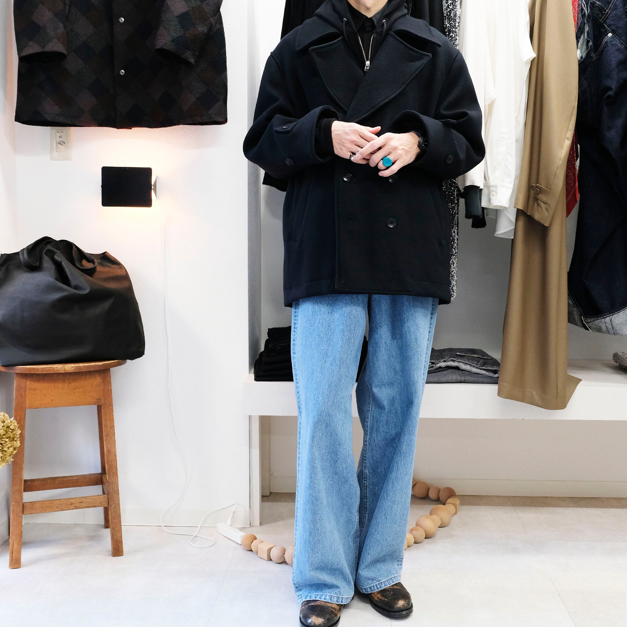 VOAAOV "DOUBLE MELTON PEA COAT" ダブル メルトン ピーコート