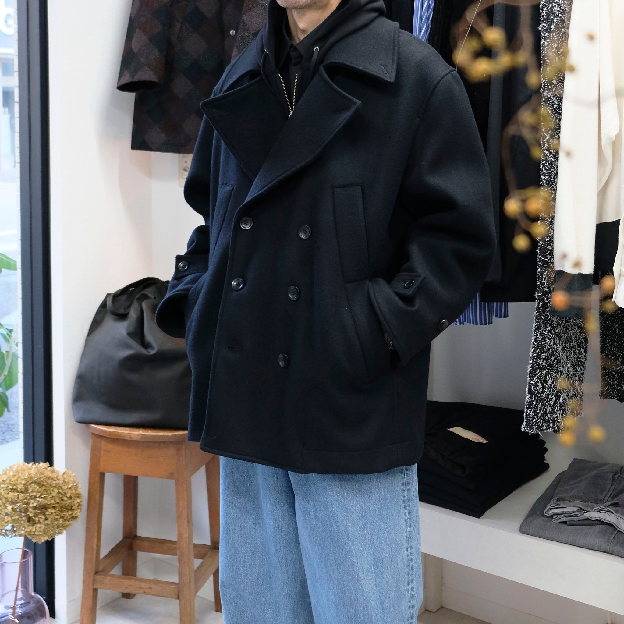 VOAAOV "DOUBLE MELTON PEA COAT" ダブル メルトン ピーコート