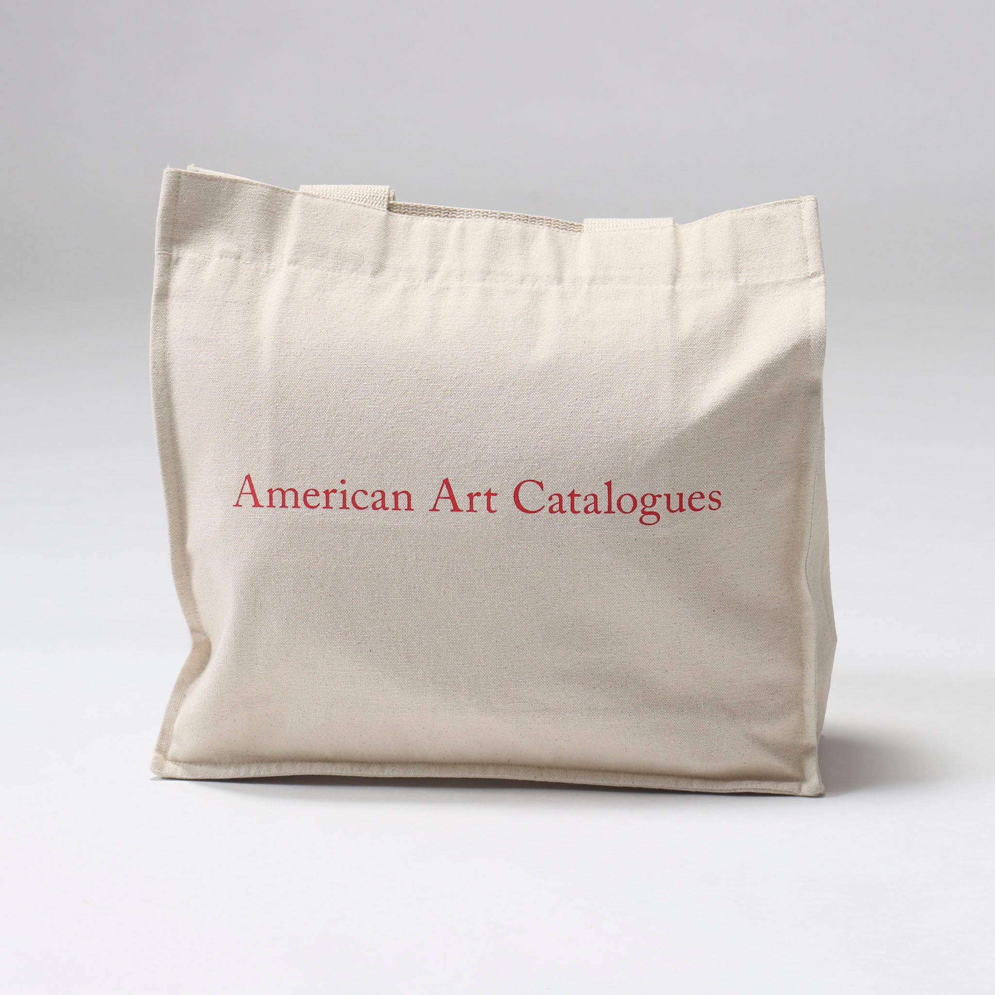 AMERICAN ART CATALOGUES BOOK BAG " オーガニックコットン ブックバッグ