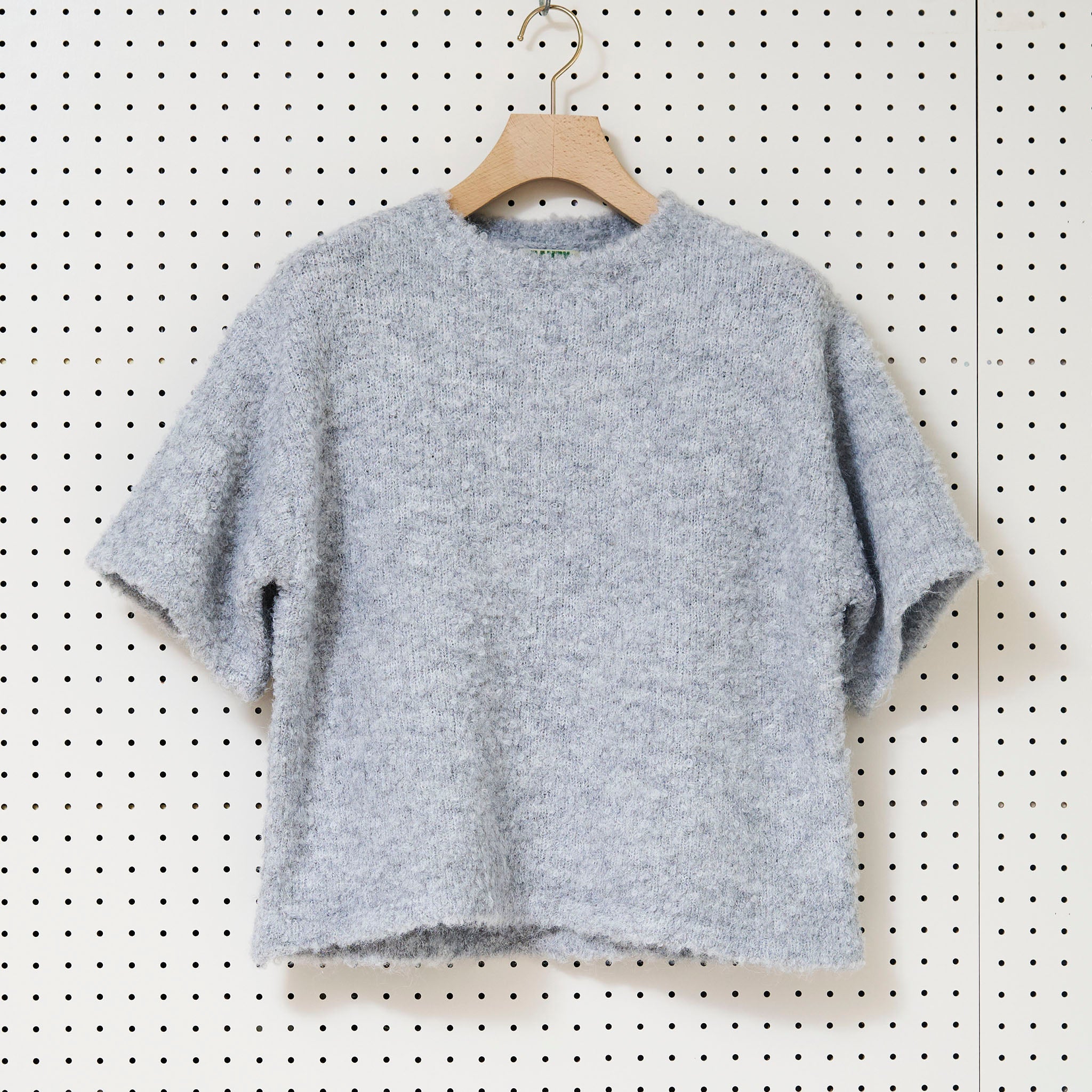 RANDY "FIRMAMENT" ブークレ ニットTシャツ