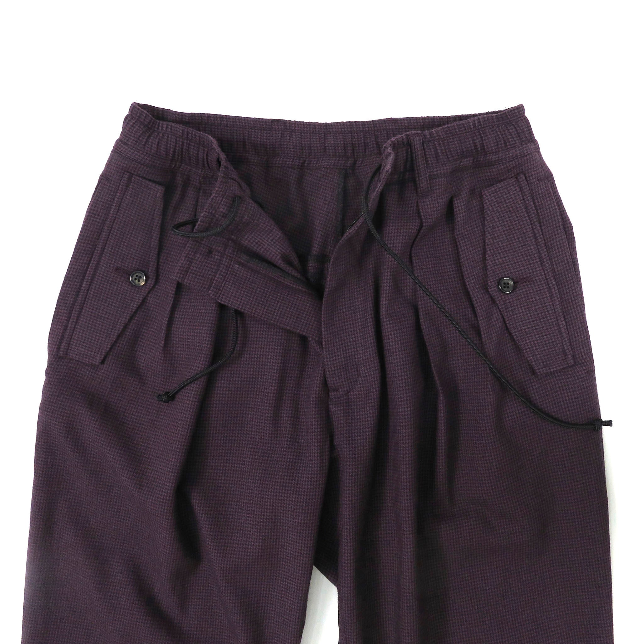 tieorNOT "HOUNDTOOTH FRANNEL TROUSERS"