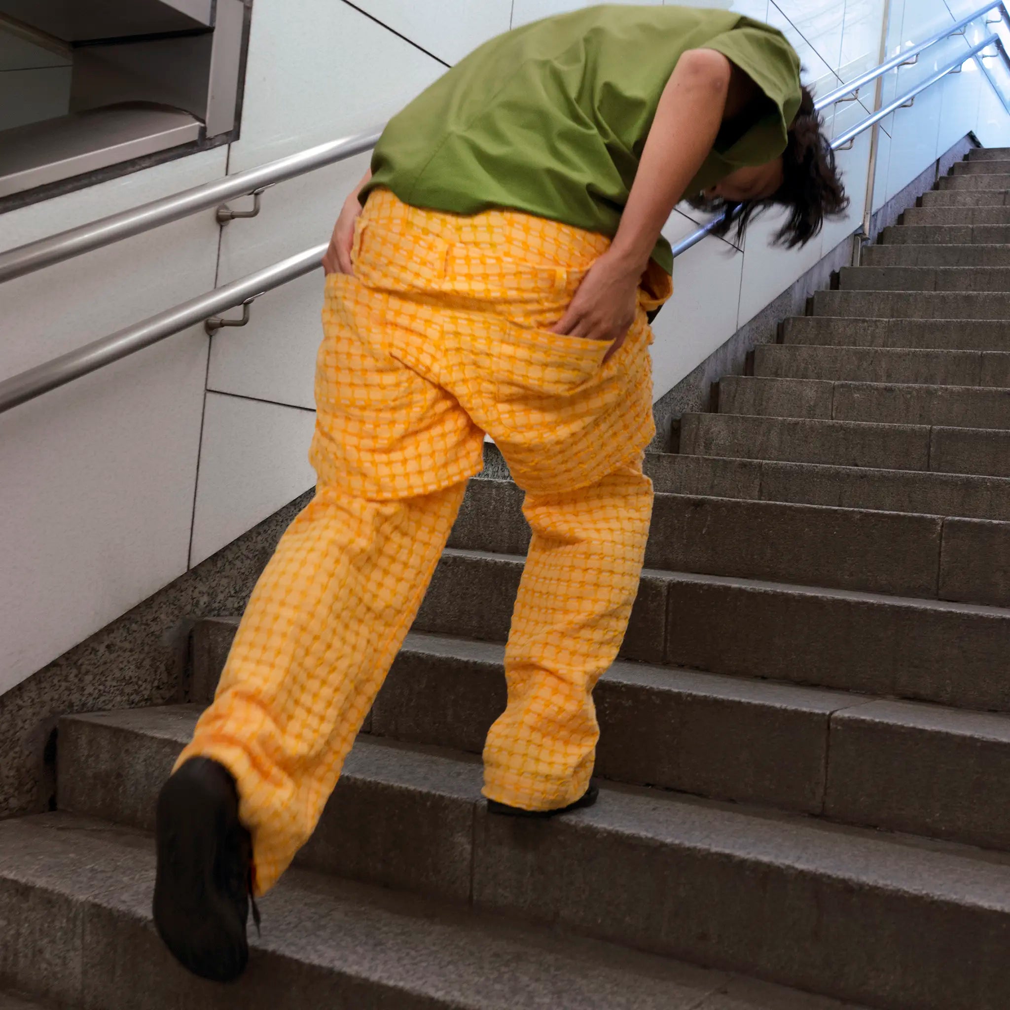 randy laid.b コラボ Sit W-hip pants Sunset randy laid.b コラボ Sit W-hip pants Sunset RANDY laid.b